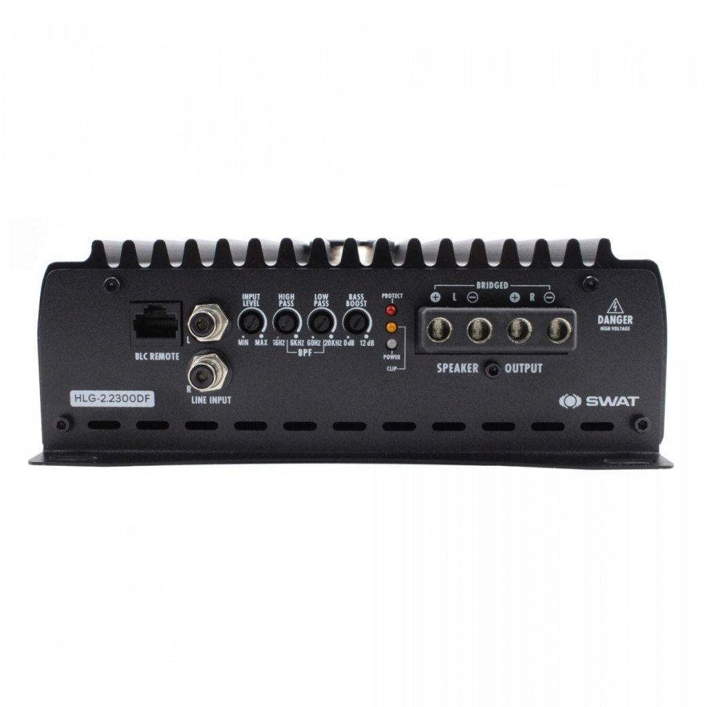 SWAT HLG-2.2300DF/ Усилитель цифровой, широкополосный,  2*2300 Вт (class D)/