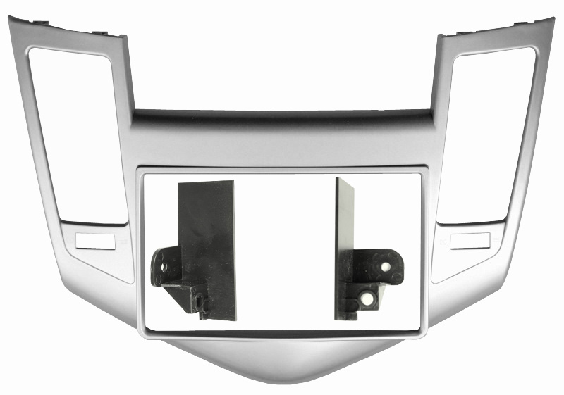 Рамка  CHEVROLET Cruze 09-12 2din Silver (крепеж)