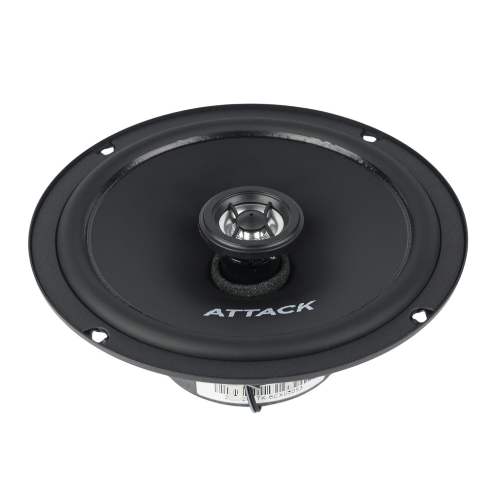 Tonemix ATK-6CX/ 2-x полосная коаксиальная акустика, типоразмер 6,5" (165 мм), RMS 80 Вт, 4 Ом, диапазон частот 55Гц - 20 кГц