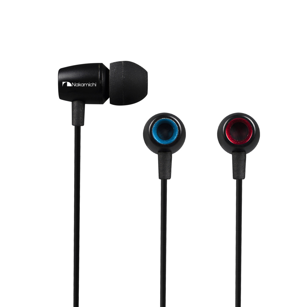 Nakamichi CE300(BK), проводные наушники-гарнитура (черный)
