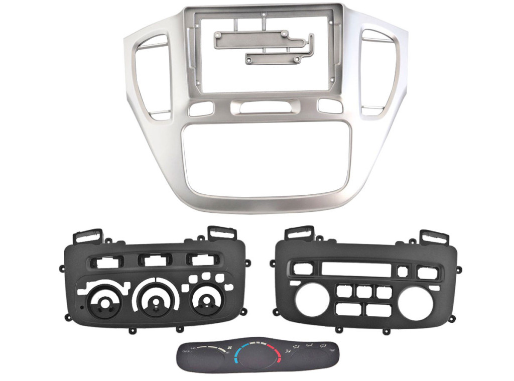 Рамка для UMS  TOYOTA HighLander 2000 -2007, Kluger, 9" (тип2) SILVER