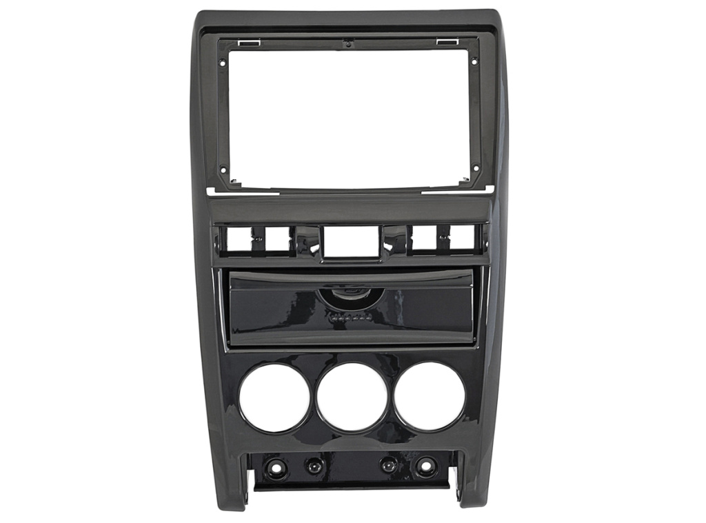 Рамка для UMS  LADA Priora 2010-2014, 9" BLACK royal (тип6 карман с крышкой)