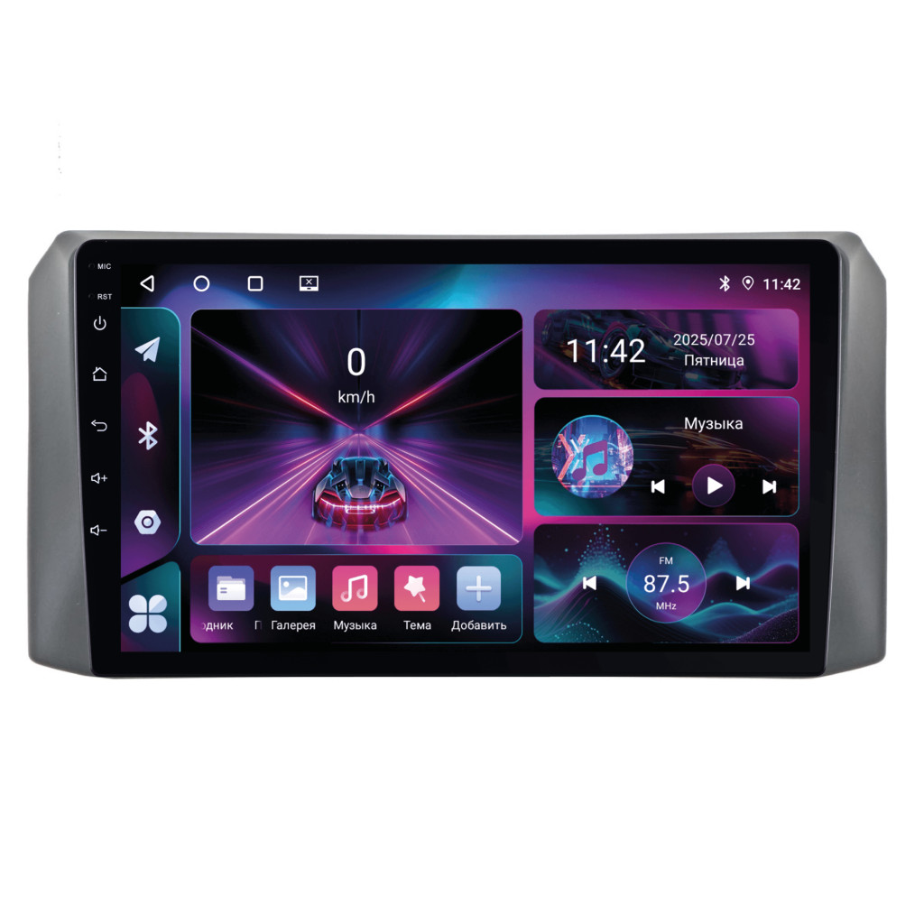 ШГУ UAZ Patriot 16+ без магн. (Incar JS-4401-4) Android 11, 4-64Gb, 9" IPS, 1280*720, wi-fi, BT