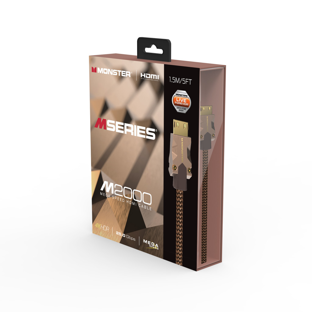Monster Cable Mseries M2000, HDMI кабель, 4K, UHD, 1.5m