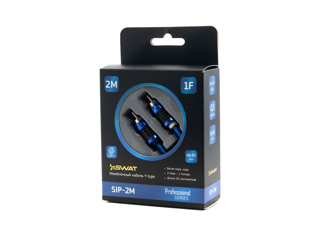 SWAT SIP-2M Y-коннектор, витая пара, 2 экрана, медь