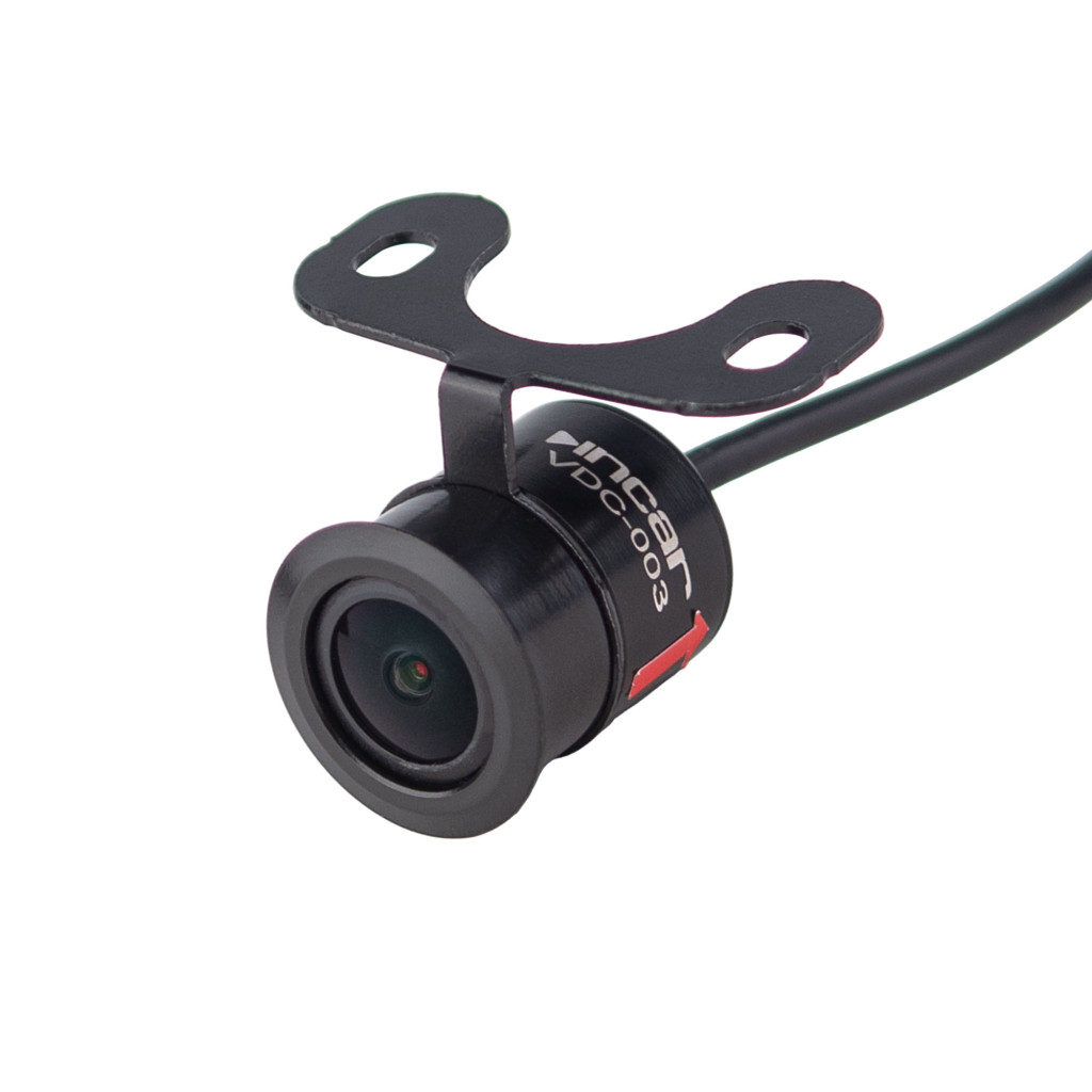 Camera .VDC-003 / INCAR универсальная AHD/CVBS камера 1080P(1920х1080), угол 170°, 4 pin connector, два копуса, уст. диам 18,5 мм,  DC 6V-12V