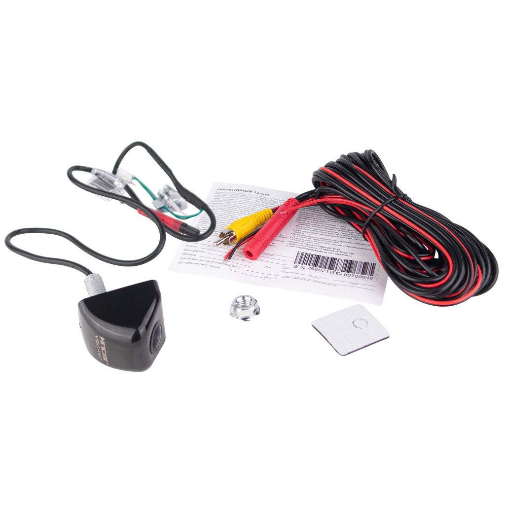 Camera .VDC-007 / INCAR универсальная AHD/CVBS камера 1080P(1920х1080), угол 170°, 4 pin connector, DC 6V-12V