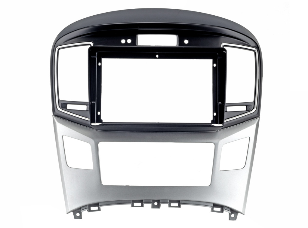 Рамка для UMS  HYUNDAI H1 Starex 2016+, 9" (тип3 Консоль с отверстием под часы)