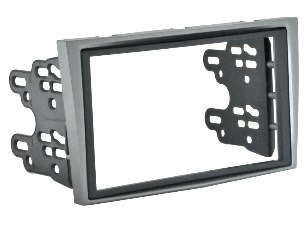 Рамка  OPEL Astra H 04-08 2din SILVER (крепеж)
